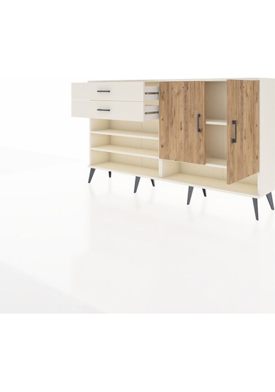 Arges Konsol 4 Raflı 2 Çekmeceli 2 Kapaklı 176x30x99 Aytaşı-çam/a Aytaşı-çam/aytaşı Arges Konsol 4 Raflı 2 Çekmeceli 2 Kapaklı 176x30x99 Aytaşı-çam/a Aytaşı-çam/aytaşı