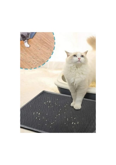 Pettrap Elekli Kedi Tuvalet Önü Paspası Kedi Kumu Paspası