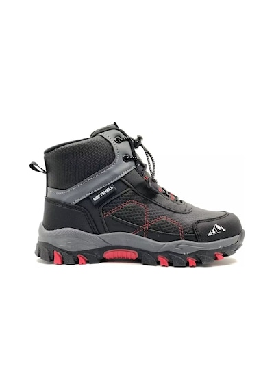 Cool Alfa Siyah-kırmızı Kauçuk Taban Kaymaz Erkek Çocuk Outdoor Bot 001