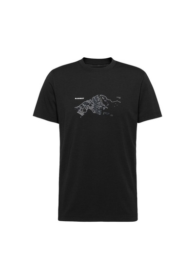 Mammut Mammut Mountain Men Fruendenhorn Erkek Siyah Tişört 001
