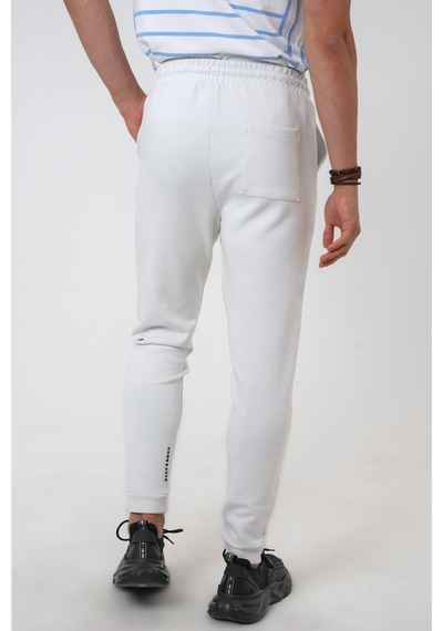 Back And Bond Açık Gri Regular Fit Pamuklu Beli Bağlamalı Jogger Pantolon Çok Renkli