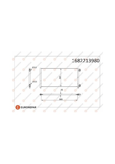 Klima Radyatörü - Fiat Punto, Doblo - Eurorepar-1682213980