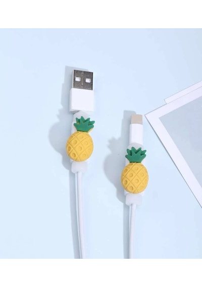 Hardal Rengi Ananas Kablo Koruyucu