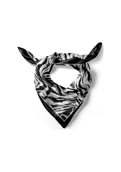 Zebra Desen Bandana/fular Siyah