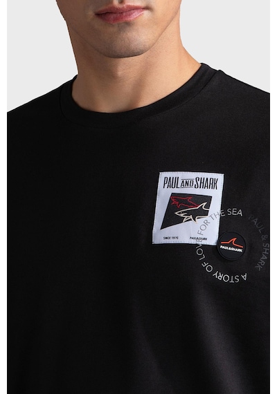 Paul & Shark Erkek T Shirt 24411117 011 Siyah SIYAH Siyah