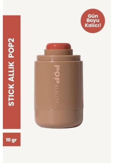 Yanak Ve Dudak Renklendirici Stick Allık Seti 2 Renk Allık Ve Makyaj Çantası