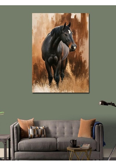 Kanvas Tablo Sevimli Kız Çocuğu Ve Baykuşu 70cmx100cm