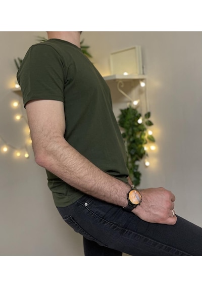 Erkek Slim Fit Dar Kesim Bisiklet Yaka Kısa Kol Pamuklu Tişört