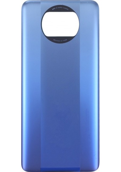 Gmr Poco X3 Pro Uyumlu Pil Kapağı Mavi
