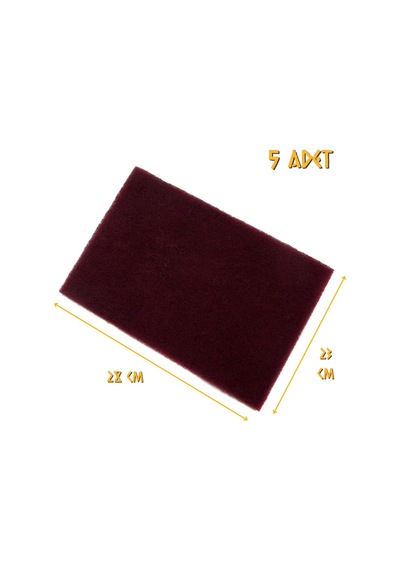 Atlas Brite Keçe Zımpara 230 X 280 Mm. - Kırmızı - 5 Adet