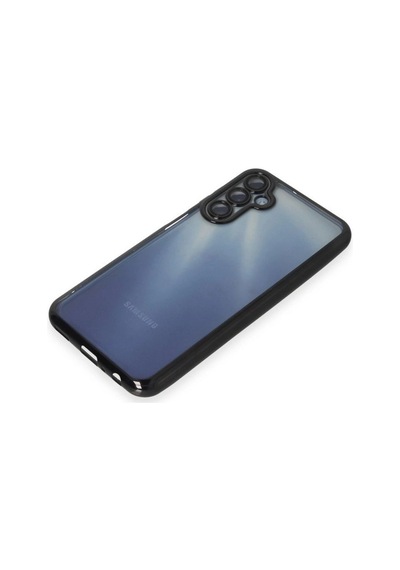 Samsung Samsung Uyumlu Galaxy A25 5g Kılıf Razer Lensli Silikon - Siyah