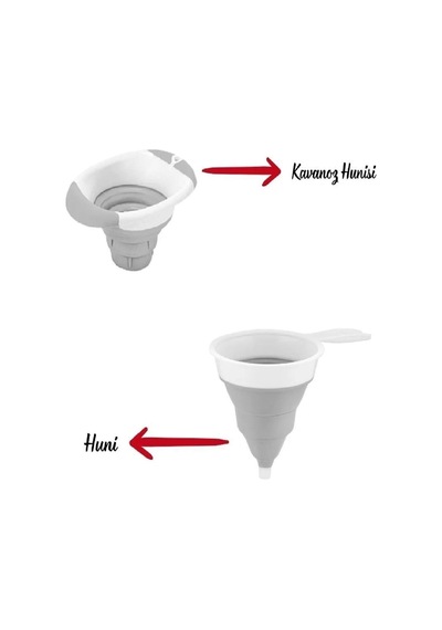 2'li Set Huni Akordiyon Katlanır Set - Katlanır Çeyiz Seti 2 Parça Plastik Diğer