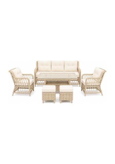 Tr 3+1+1 Baklava Model Rattan Bahçe Ve Balkon Takımı Diğer