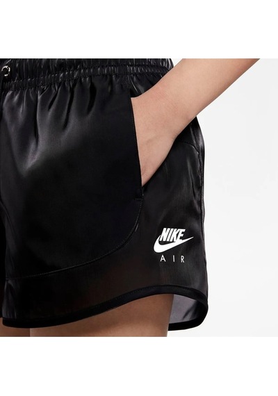 Nike Nıke Nsw Aır Parlak Siyah Saten Kadın Şort Dj1062-010 Siyah