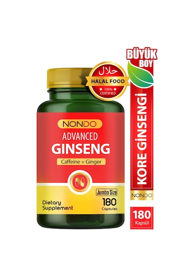 Nondo Ginseng 180 Kapsül Jumbo Boy