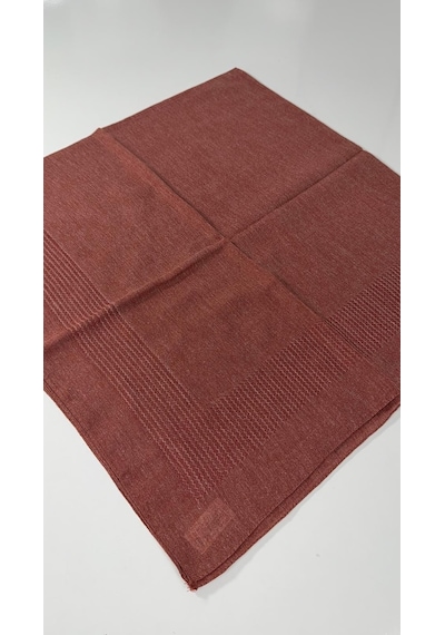 Miray Pano Pamuk Eşarp - 95 X 95 - 0620 Kiremit