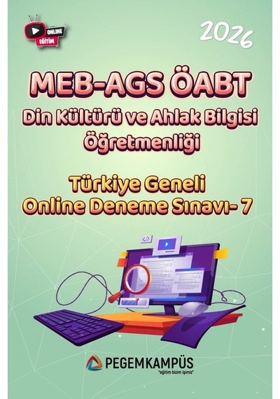 2026 Meb-ags Öabt Din Kültürü Ve Ahlak Bilgisi Öğretmenliği Türkiye Geneli Online Deneme Sınavı-7