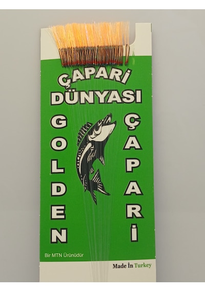 Golden 50 İğneli İstavrit Kösteği 11 No Siyah İğne -0,12 Mm -0,15mm Köstek Turuncu