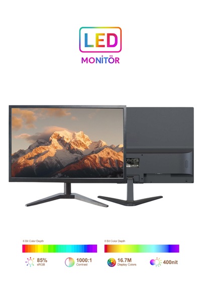 19 Geniş Ekran 60 Hz Led Monitör