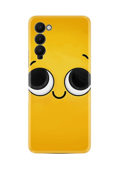 Tecno Camon 18 Premier Kılıf Resimli Desenli Silikon Platinium Series Yellow 1831