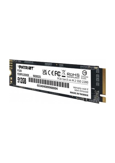 Patrıot 512gb P320 P320p512gm28 3000- 2200mb/s M2 Nvme Gen3 Disk-210947