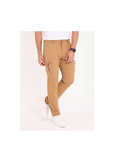 Outdo Erkek Taktik Pantolon Su İtici Likralı Yazlık Outdoor Esnek Rahat Dayanıklı Turuncu Turuncu