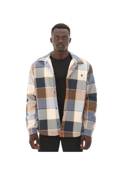 Timberland Sherpa Lined Plaid Overshirt Erkek Ceket Tb0a6ux2eı21 Beyaz