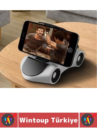 Kendinden Yapışkanlı Otomobil 360 Derece Dik Yatay Kullanım Araba Tasarımlı Araç İçi Telefon Tutucu
