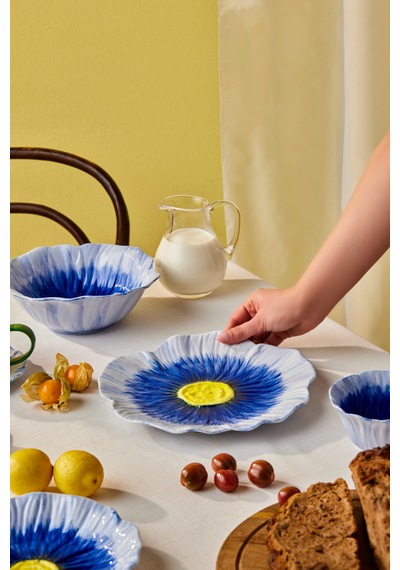 Karaca Bluebell Servis Tabağı 26 Cm Mavi