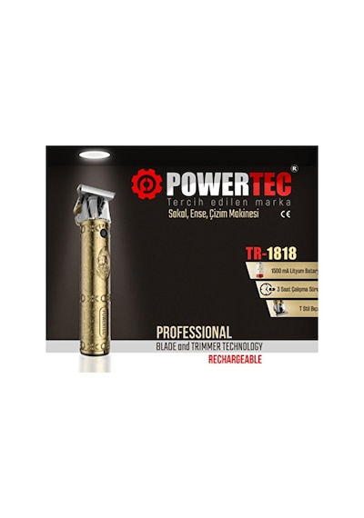 Powertec Ense Sakal Kesme Makinesi Tr1818