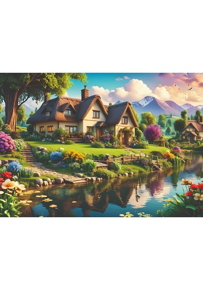 Nova Puzzle 1000 Parçalık Göl Kenarı Rüyası Puzzle - 41215