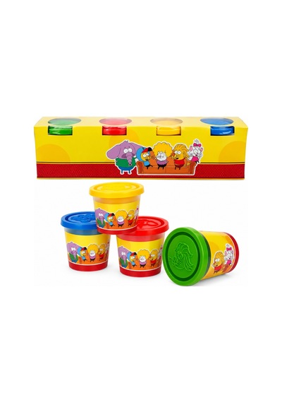 4'lü Oyun Hamuru 560 Gr Sarı