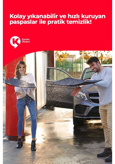Chery Omoda 5 Pro Uyumlu Hücreli Yüzey Eva Paspas Seti Paspas Takımı Siyah Yüzey
