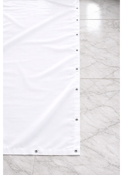 650 Gr/m² Profesyonel Kapsüllü Beyaz Polyester Branda Su Ve Uv Geçirmez - Balkon, Garaj, Bahçe Beyaz