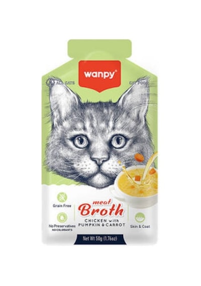 Tavuk Etli Bal Kabaklı Ve Havuçlu Tahılsız Kedi Çorbası 50 Gr
