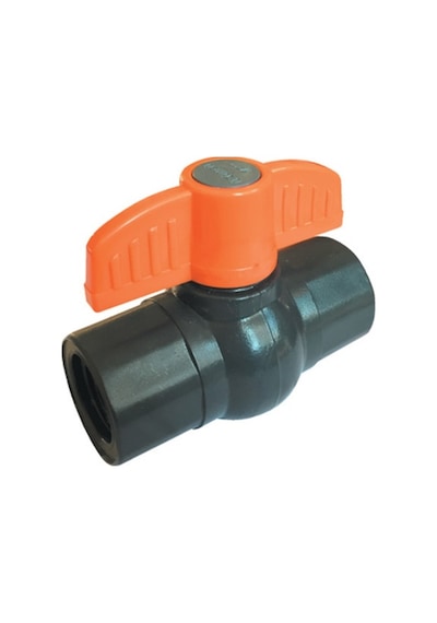 1" Pvc Küresel Vana Kelebek Kol Kod:377 Bhclg