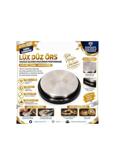 Lüx Düz Örs - Çalışma Zemini - 1 Kg - Lüx Düz Örs - Çalışma Zemini - 1 Kg