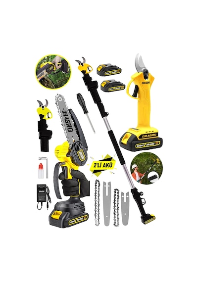 Dragro DRG-5982X 4x4 598 Vf Sarı 20 Ah 2 Li Set 2 Akülü