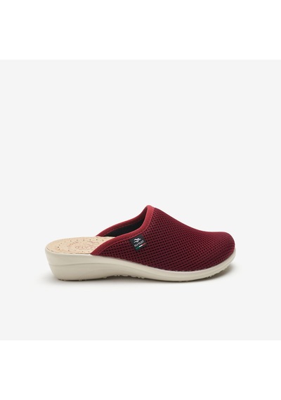 6014-burgundy Terlik Kadın T4 368 Fe Anoia Fly Flot Cloth Slipper 6037-avio / 6014-bordo