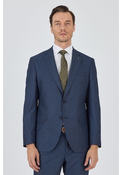 İmza Lacivert Mono Yaka Esnek 6 Drop Comfort Fit Classic Takım Elbise 1001250152 Lacivert İmza Lacivert Mono Yaka Esnek 6 Drop Comfort Fit Classic Takım Elbise 1001250152 Lacivert