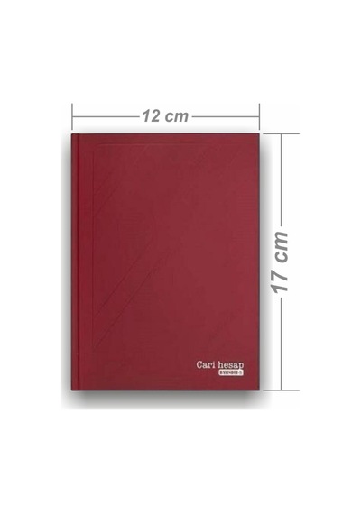 Bayındır Cari Hesap Defteri 12 x 17 CM 240 Yaprak 1 Adet