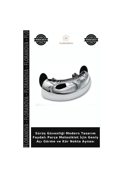 Sürüş Güvenliği Modern Tasarım Faydalı Parça Motosiklet İçin Geniş Açı Görme Ve Kör Nokta Aynası