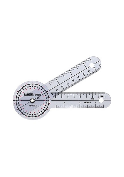 Baseline 12-1002 Plastik Gonyometre 360 Derece 15 CM