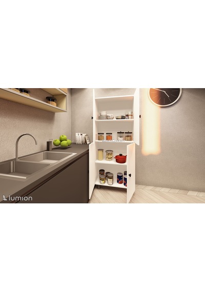 Modus Çok Amaçlı Mutfak Banyo Ayakkabılık Dolabı 70 Cm 6 Bölmeli