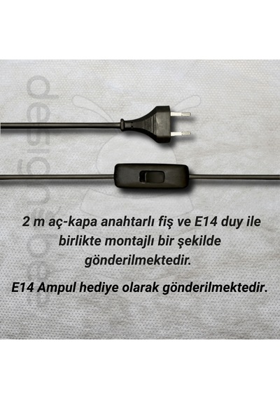 Madame - Modern Masa Ve Gece Lambası Ambiyans Lambası, Dekoratif Led Abajur Beyaz
