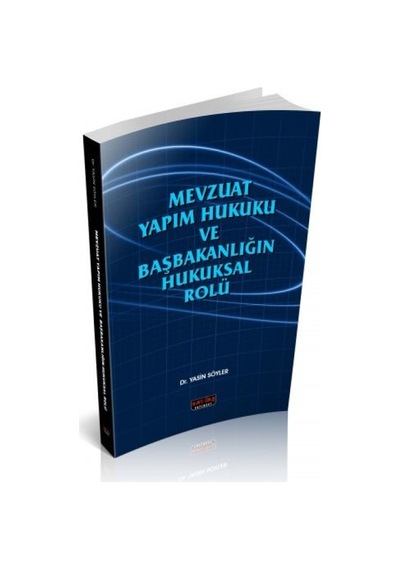 Savaş Yayınevi - Mevzuat Yapım Hukuku - Yasin Söyler