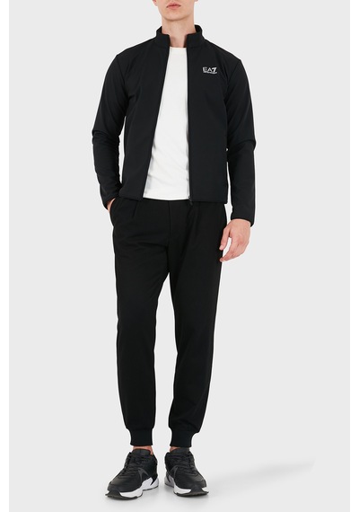 Ea7 Logolu Regular Fit Dik Yaka Fermuarlı Sweat Erkek Sweat 7m002481 Af26523 Uc001 Siyah