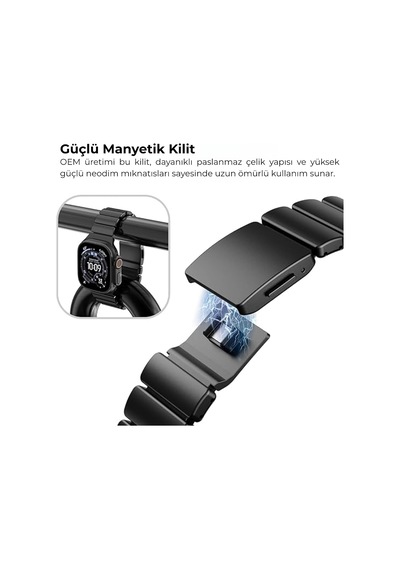 Apple Watch Titanyum Hybrid Kordon Ayarlanabilir, Dlc Kaplama, Silikon İç Katman, Güçlü Manyetik Tokalı, Dayanıklı Premium Kayış Çok Renkli Apple Watch Titanyum Hybrid Kordon Ayarlanabilir, Dlc Kaplama, Silikon İç Katman, Güçlü Manyetik Tokalı, Dayanıklı Premium Kayış Çok Renkli