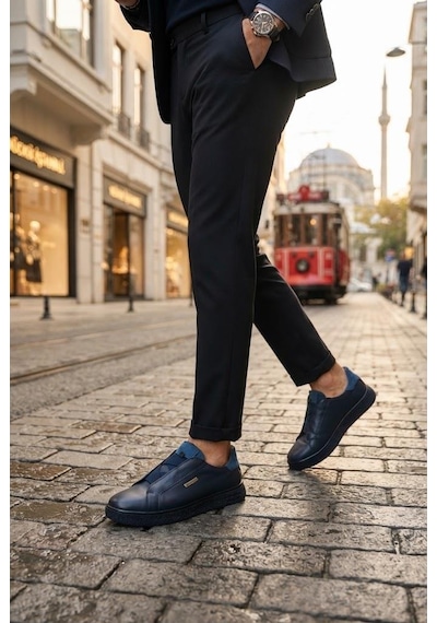Pierre Cardin Anatomik Orijinal Ürün Hakiki Deri Lastikli Sneaker Erkek Ayakkabı 169-586 Lacivert Pierre Cardin Anatomik Orijinal Ürün Hakiki Deri Lastikli Sneaker Erkek Ayakkabı 169-586 Lacivert