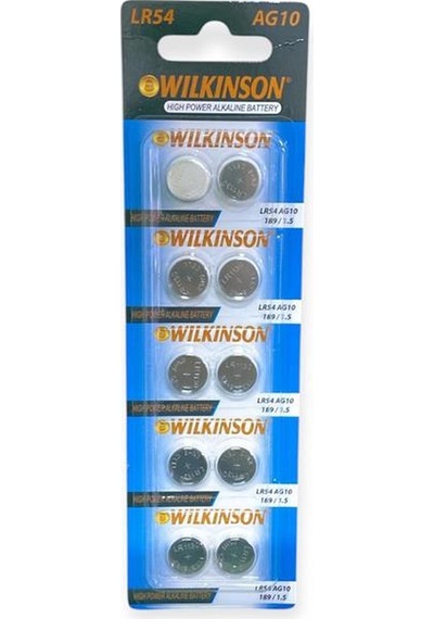 Wilkinson Alkalin Lr54 Ag10 10'lu
